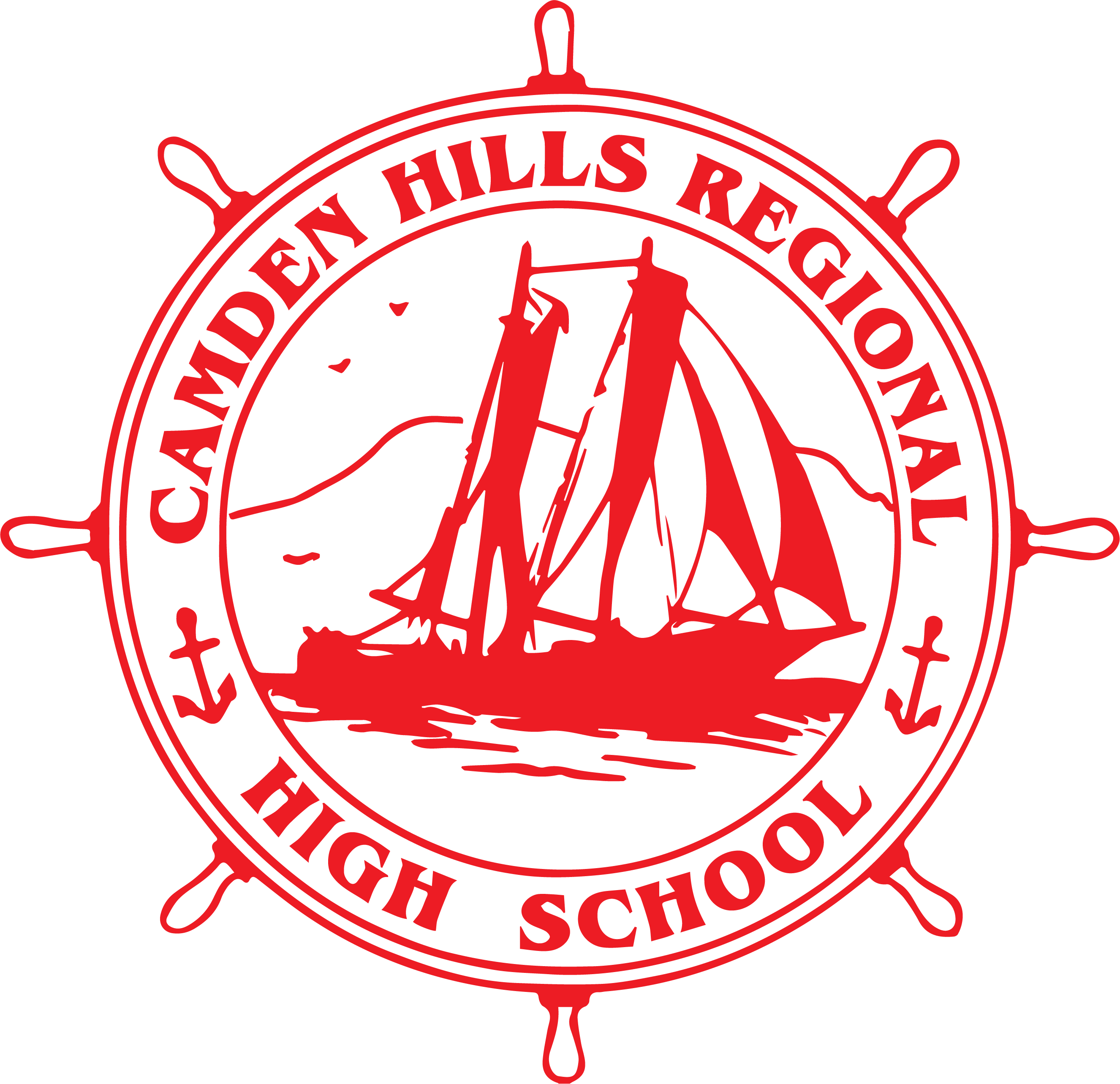 Camden Hills Ship Wheel Logo